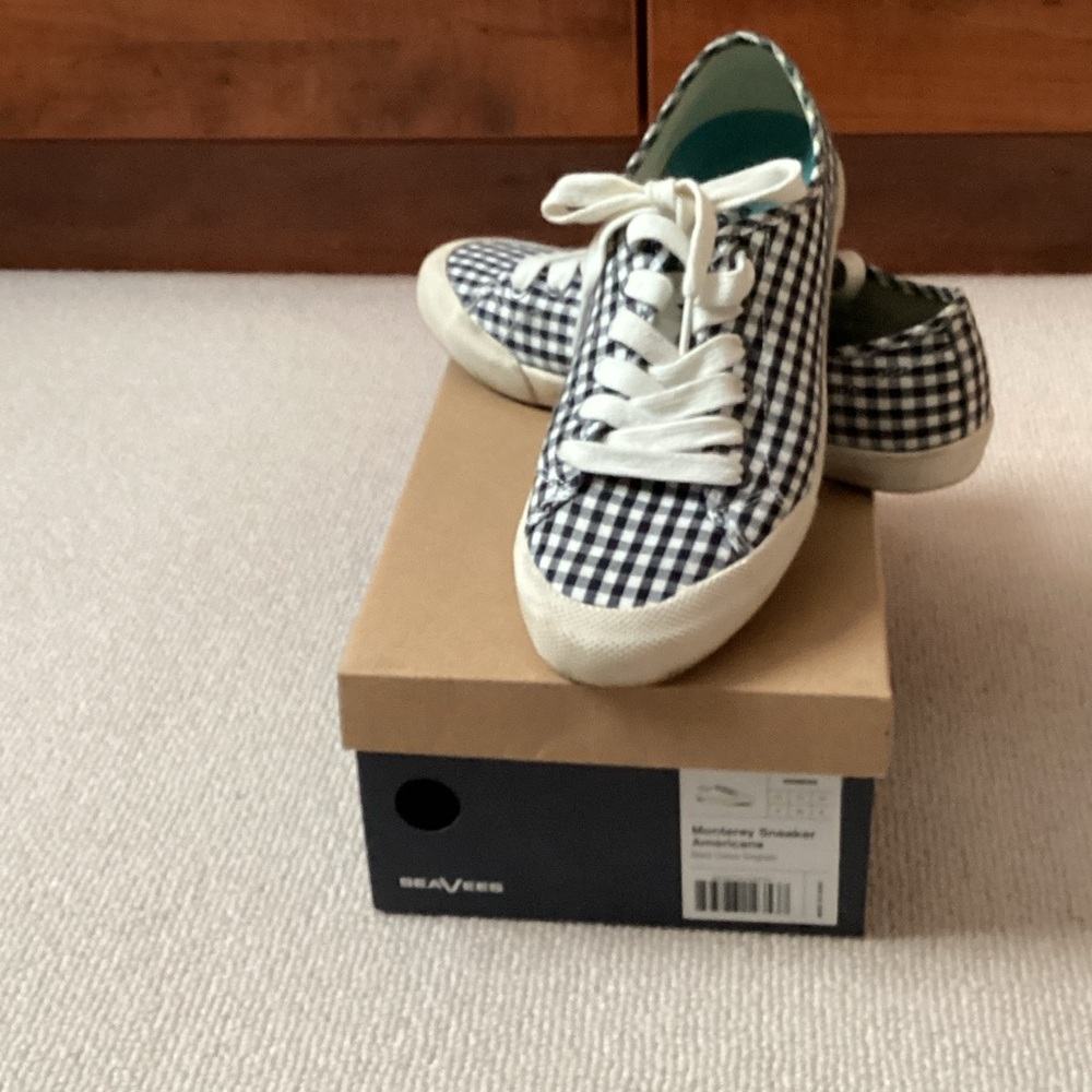 SeaVees Fun Checkered Black and White Sneakers